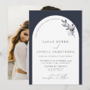 Search for navy blue watercolor wedding invitations Boho