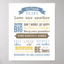 Search for family rules art Blue