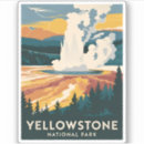 Search for vintage yellowstone stickers Nature