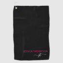 Search for modern trendy golf towels Elegant