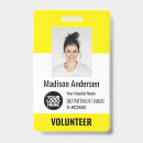 Search for church id badges Volunteer