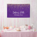 Search for purple gold banners Party