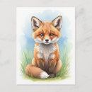 Search for wild fox postcards Nature