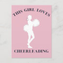 Search for cheerleading postcards Girl