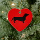 Search for badger christmas tree decorations Dachshund