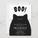 Search for kitten pumpkin invitations Black