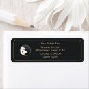 Search for real estate return address labels Black white
