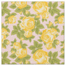 Search for yellow roses fabric Pattern