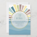 Search for vintage beach wedding invitations Watercolor