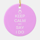 Search for keep calm christmas tree decorations Pink