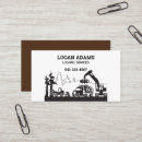 Search for logging business cards Lumberjack