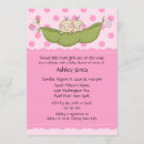 Search for pea pod invitations Pink