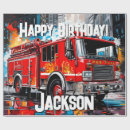 Search for fire engine wrapping paper Red fire truck