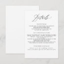 Search for information wedding enclosure cards Accommodations
