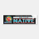 Search for tribal bumper stickers Native