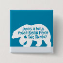 Search for polar bear badges North pole