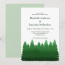 Search for woodland rehearsal dinner invitations Green