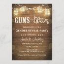 Search for guns or glitter invitations Boy or girl