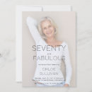 Search for seventy and fabulous invitations 70 year old