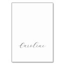 Search for rehearsal dinner table cards Black and white