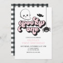 Search for the spooky one birthday invitations Kids