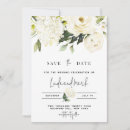 Search for white rose save invitations Botanical