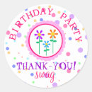 Search for happy birthday bag stickers Thank you