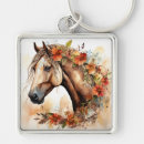 Search for pretty horse key rings Floral