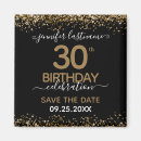 Search for 30th birthday save the dates Elegant