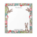 Search for bunny rabbit notepads Whimsical