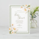 Search for daisy baby shower invitations Flowers