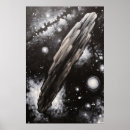 Search for asteroids posters Universe
