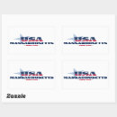 Search for massachusetts state stickers Typography