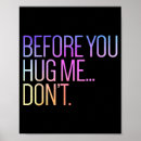 Search for hug me posters Don't