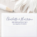 Search for elegant blue return address labels Calligraphy