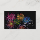 Search for exploding business cards Fireworks