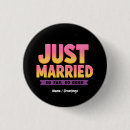 Search for just married badges Newlywed