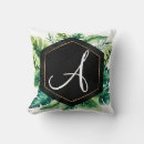 Search for green and black cushions Botanical
