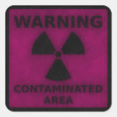 Search for radiation stickers Radioactive