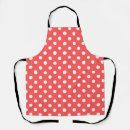 Search for red white polka dot aprons Spots