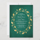 Search for royal green wedding invitations Emerald