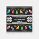 Search for ugly christmas sweater napkins Festive