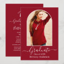 Search for red graduation invitations University