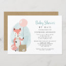 Search for cute baby girl shower invitations Fox