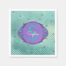 Search for mermaid napkins Purple