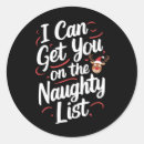 Search for naughty list stickers Santa