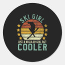 Search for ski girl stickers Skier