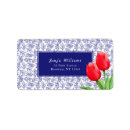 Search for delft blue return address labels Botanical
