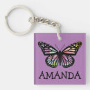 Search for purple butterfly key rings Monarch