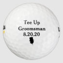 Search for save the date golf balls Groomsman